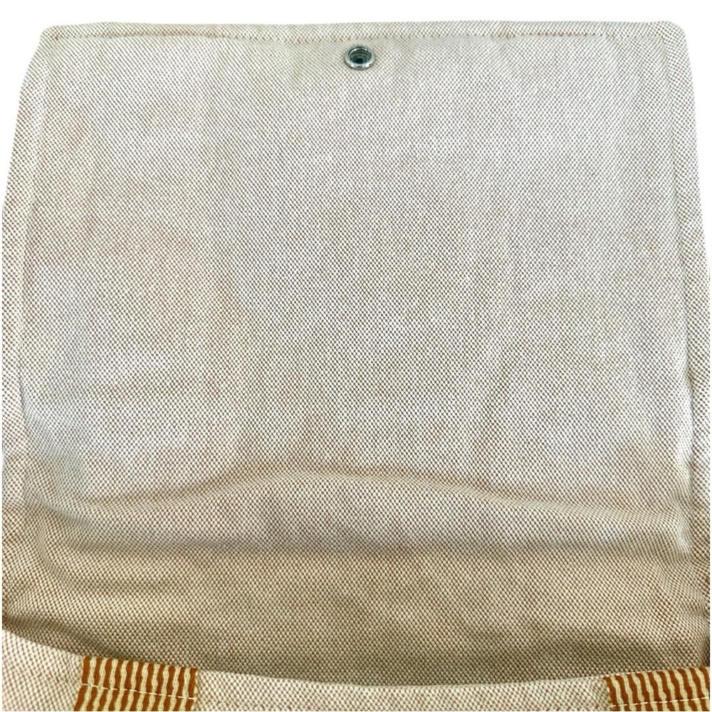 Hermès Fourre-Tout Besace PM Messenger Bag in Orange Toile Canvas CLEAN - Picture 9 of 12